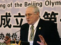 Jonathan Speaks at Beijing Olympics